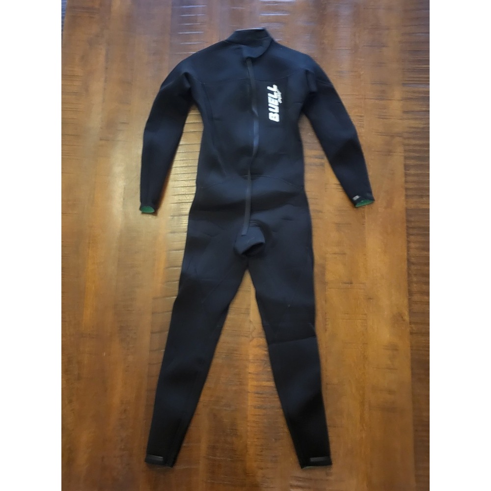 Buell RBZ Stealth Mode Youth Black Wetsuit 3/2mm Full Suit W/ Vertical Back Zip - Picture 6 of 12
